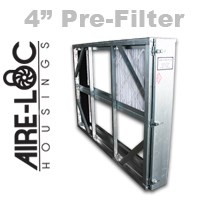 Flat-Bank Housing 4 Inch Pre-Filter