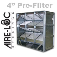 V-Bank Housing 4 Inch Pre-Filter