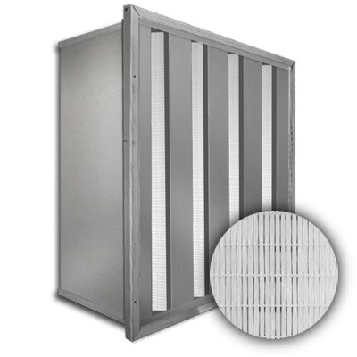 Sure-Cell Aluminum Frame 4 V-Cell ASHRAE 95% Single Header 24x24x12