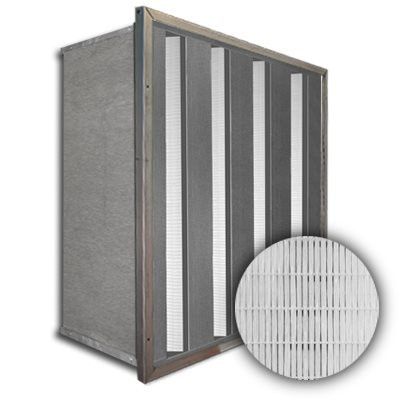 Sure-Cell Galvanized Frame 4 V-Cell ASHRAE 95% Single Header 24x24x12