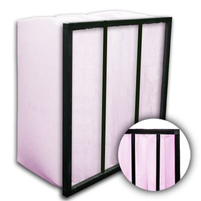 Flo-Pak 3 Pocket ASHRAE 85% (MERV 13) Synthetic Bag Filter 24x12x30