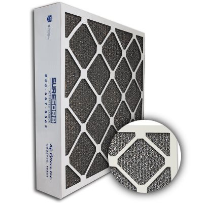 SureSorb Flocked Honeycomb Die-Cut Carbon Filter 16x20x4