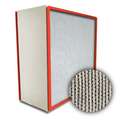 HEPA Hi-Temp Stainless Steel Frame Box Filter with Gasket Down Stream 99.99% 12x24x12