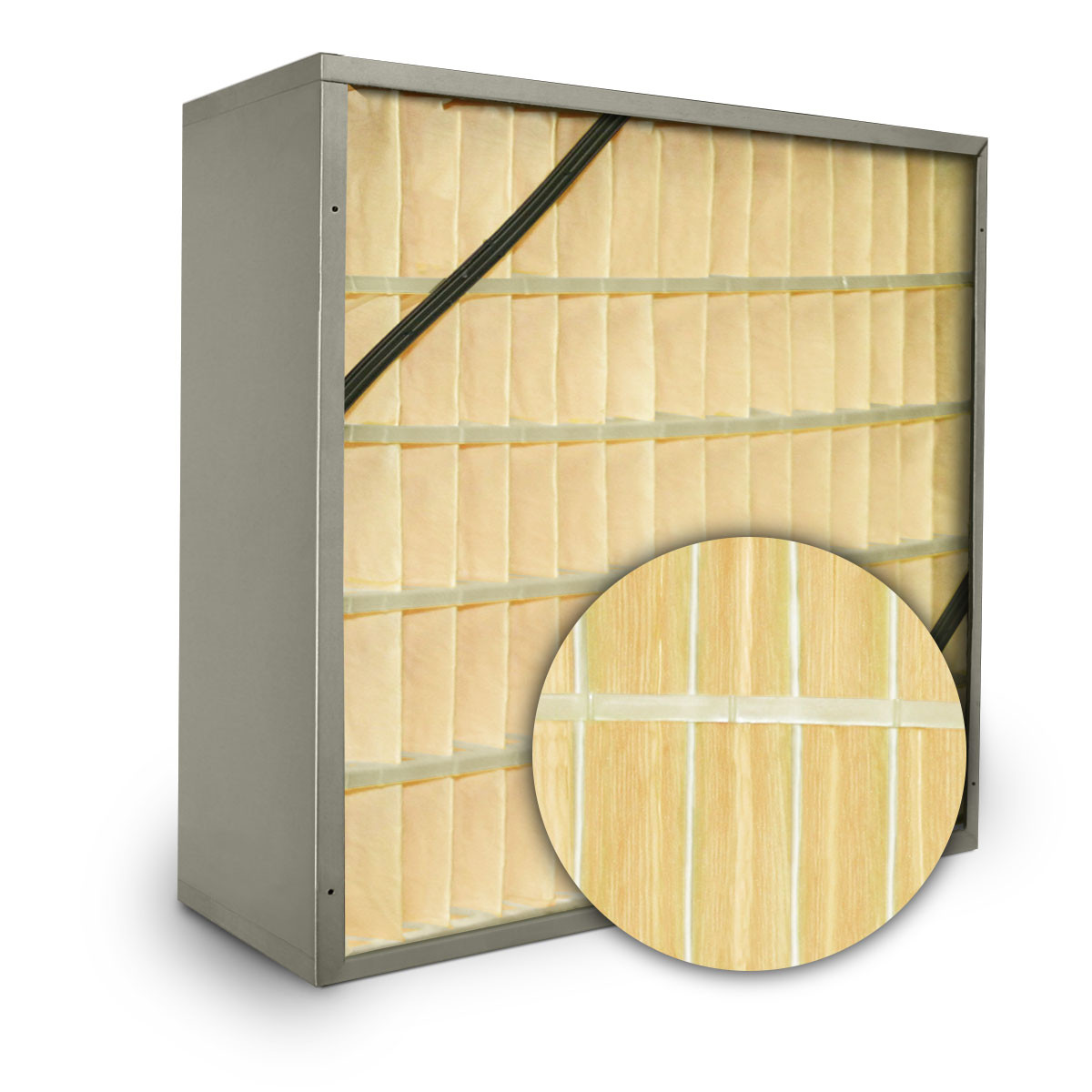 Astro-Pak Merv 14 Rigid Metal Cell 6" No Header