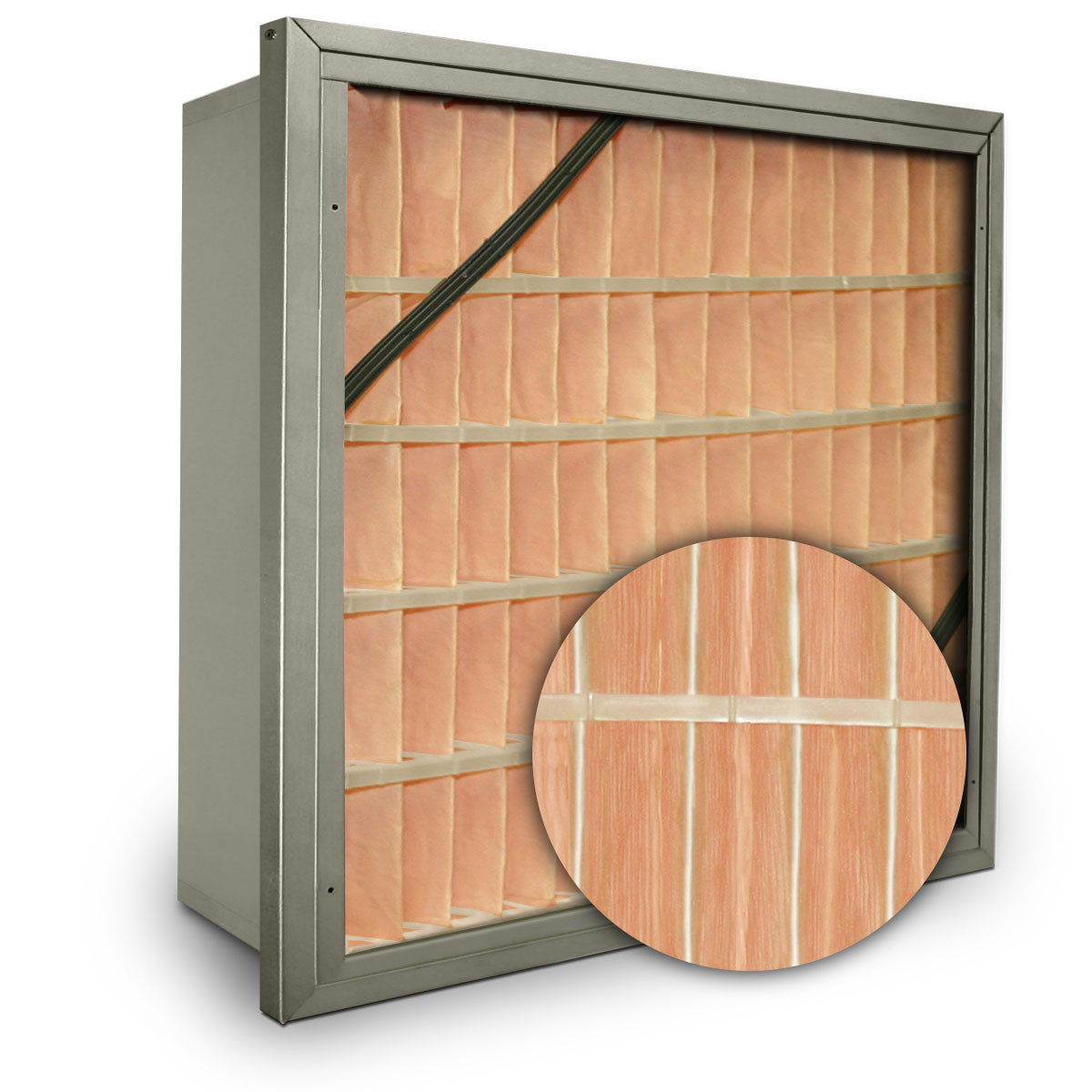 Astro-Pak Merv 12 Rigid Metal Cell 6" Single Header