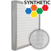 SuperFlo Max Synthetic ASHRAE 65% (MERV 11/12) Metal Cell Frame Mini Pleat Filter 16x20x2