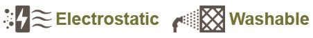 Electrostatic and Washable Filter